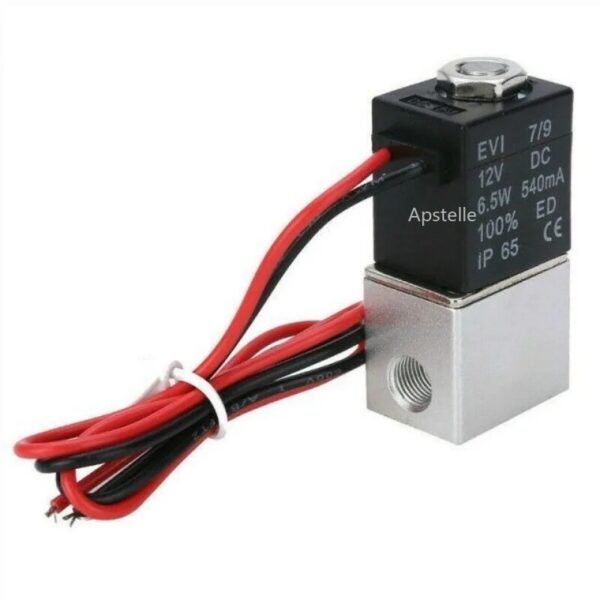 Électrovanne en laiton 1/4 "1/8", 12V 24V  220V, 2 voies,