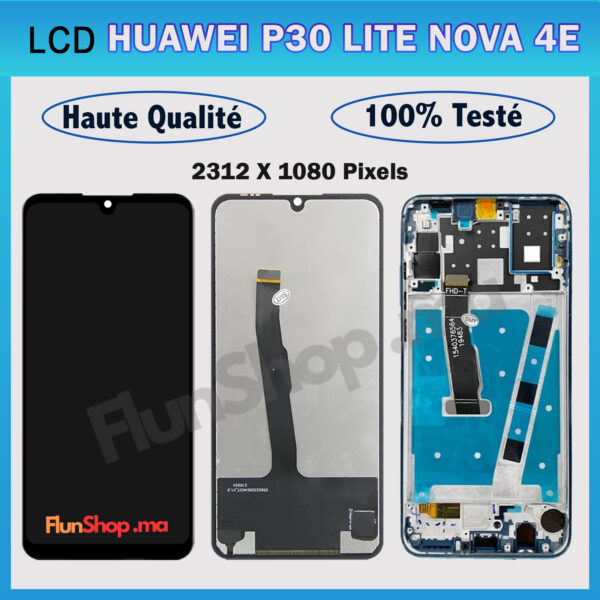 LCD Pour Huawei P30 Lite Pour Nova 4E MAR-LX1 AL00 LX2 LX3 Écran Tactile