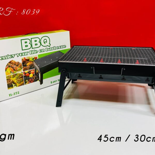 Barbecues pliables en acier 60 cm/ 30 cm portable pour réchaud à charbon, pique-nique de camping en plein air